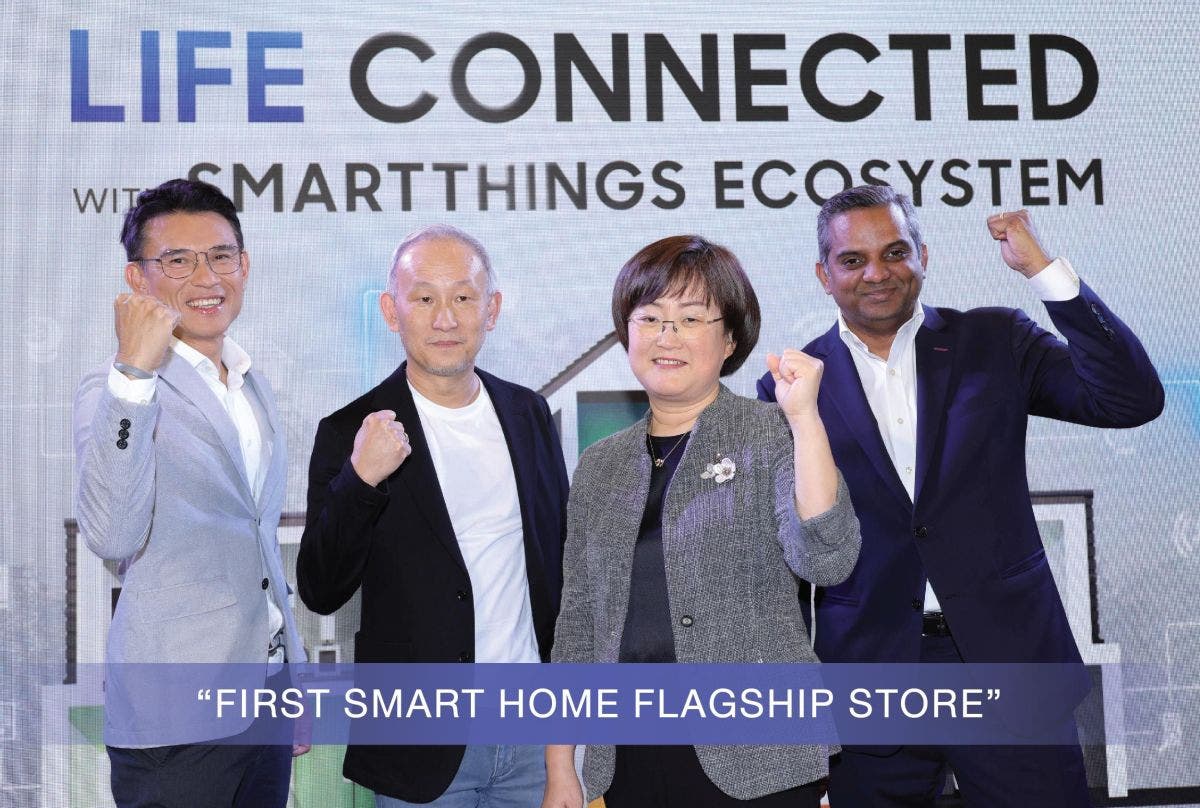 ตอบรับเทรนด์โลกด้วย Smart Home Design Solutions 4 แบรนด์ชั้นนำ “เอสบี ดีไซน์สแควร์ – ซัมซุง– คอปเปอร์ ไวร์ด – ฟิลิปส์ ฮิว”   จับมือปฎิวัติวงการ Home & Living สร้าง Smart Home Flagship Store แห่งแรกของไทย มอบความสะดวกสบายให้คนไทยเข้าถึงสมาร์ทโฮมรูปแบบใหม่แ